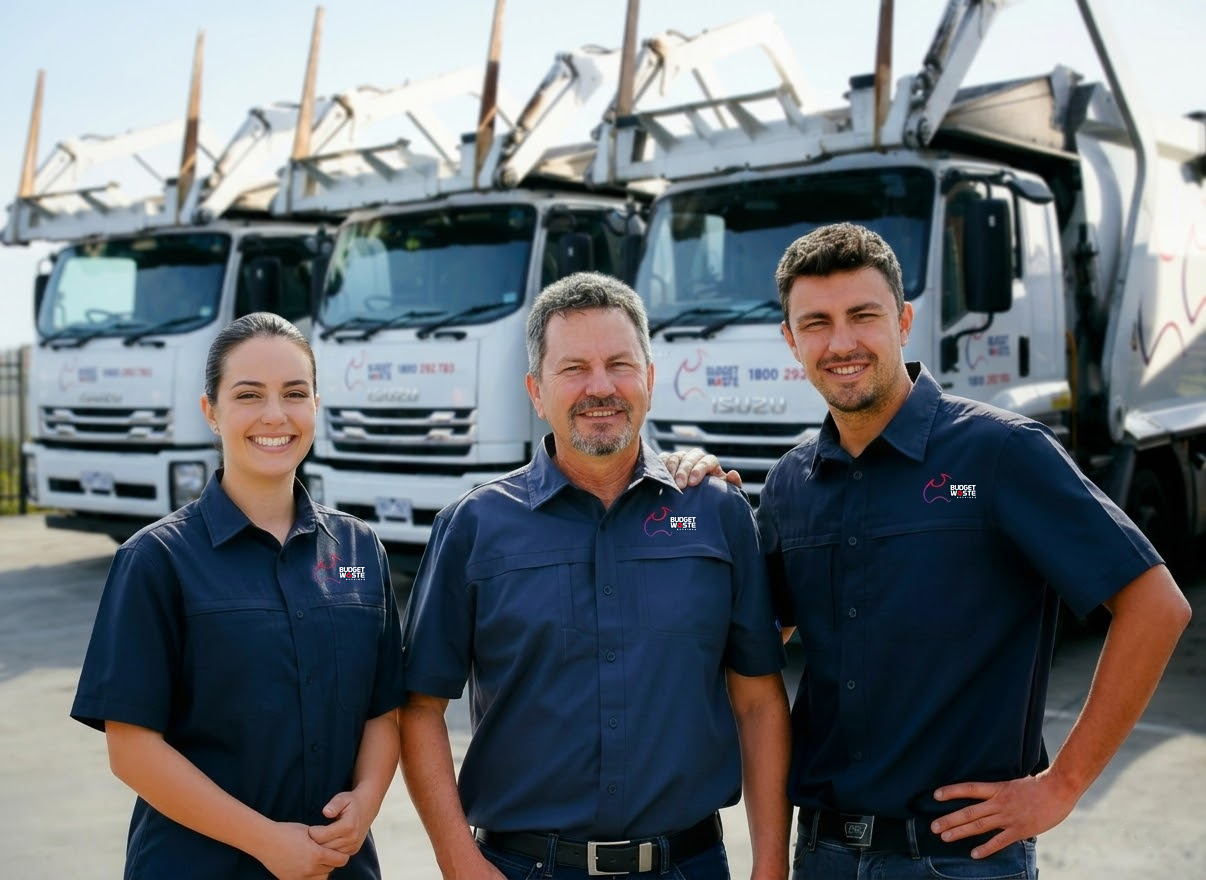 Budget Waste Services hazardous waste collection truck